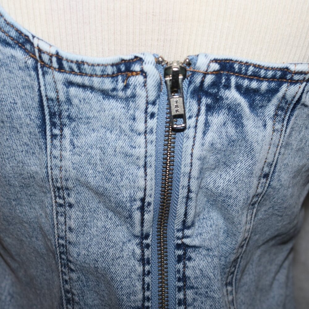 blueb. Collection ladies denim miniskirt size large - Picture 5 of 8